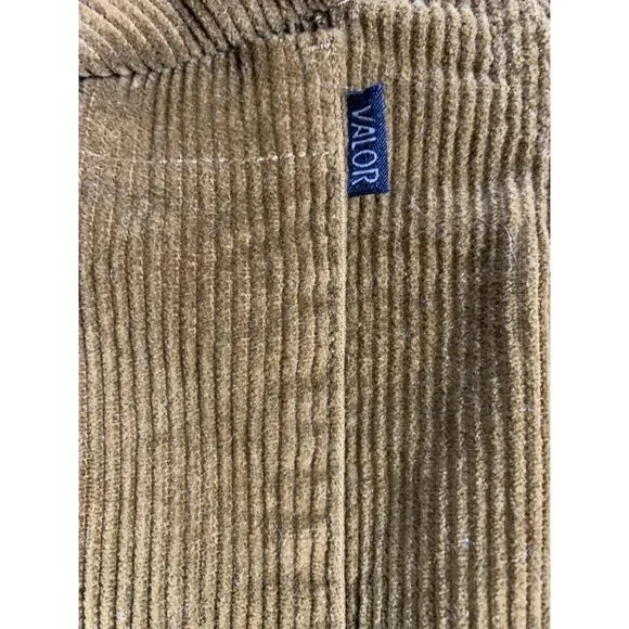 Valor Collective Corduroy Shacket Brown Mens Large Long Sleeve 100% Cotton - Picture 4 of 8